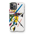 Kleine Welten i - Wassily Kandinsky Iphone Case, 11 Pro / Matte, Abstract Art Phone Case