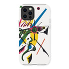 Kleine Welten i - Wassily Kandinsky Iphone Case, 13 Pro / Matte, Abstract Art Phone Case