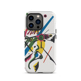 Kleine Welten i - Wassily Kandinsky Iphone Case, 13 Pro / Matte, Abstract Art Phone Case