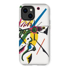 Kleine Welten i - Wassily Kandinsky Iphone Case, 14 Plus / Matte, Phone Case Abstract Art