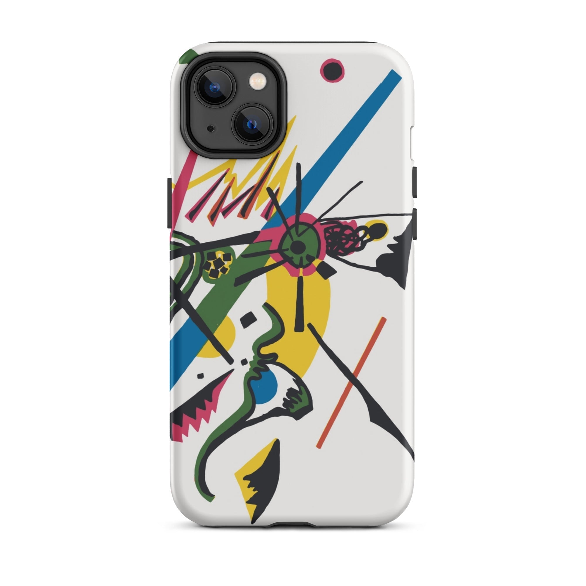 Kleine Welten i - Wassily Kandinsky Iphone Case, 14 Plus / Matte, Phone Case Abstract Art
