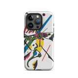 Kleine Welten i - Wassily Kandinsky Iphone Case, 15 Pro / Matte, Abstract Art Phone Case