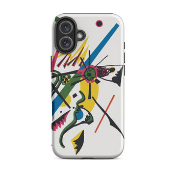 Kleine Welten i - Wassily Kandinsky Iphone Case, 16 Plus / Matte, Abstract Art Phone Case