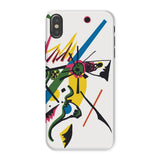 Kleine Welten i - Wassily Kandinsky Iphone Case, x / Matte, Abstract Art Phone Case