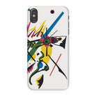Kleine Welten i - Wassily Kandinsky Iphone Case, x / Matte, Abstract Art Phone Case