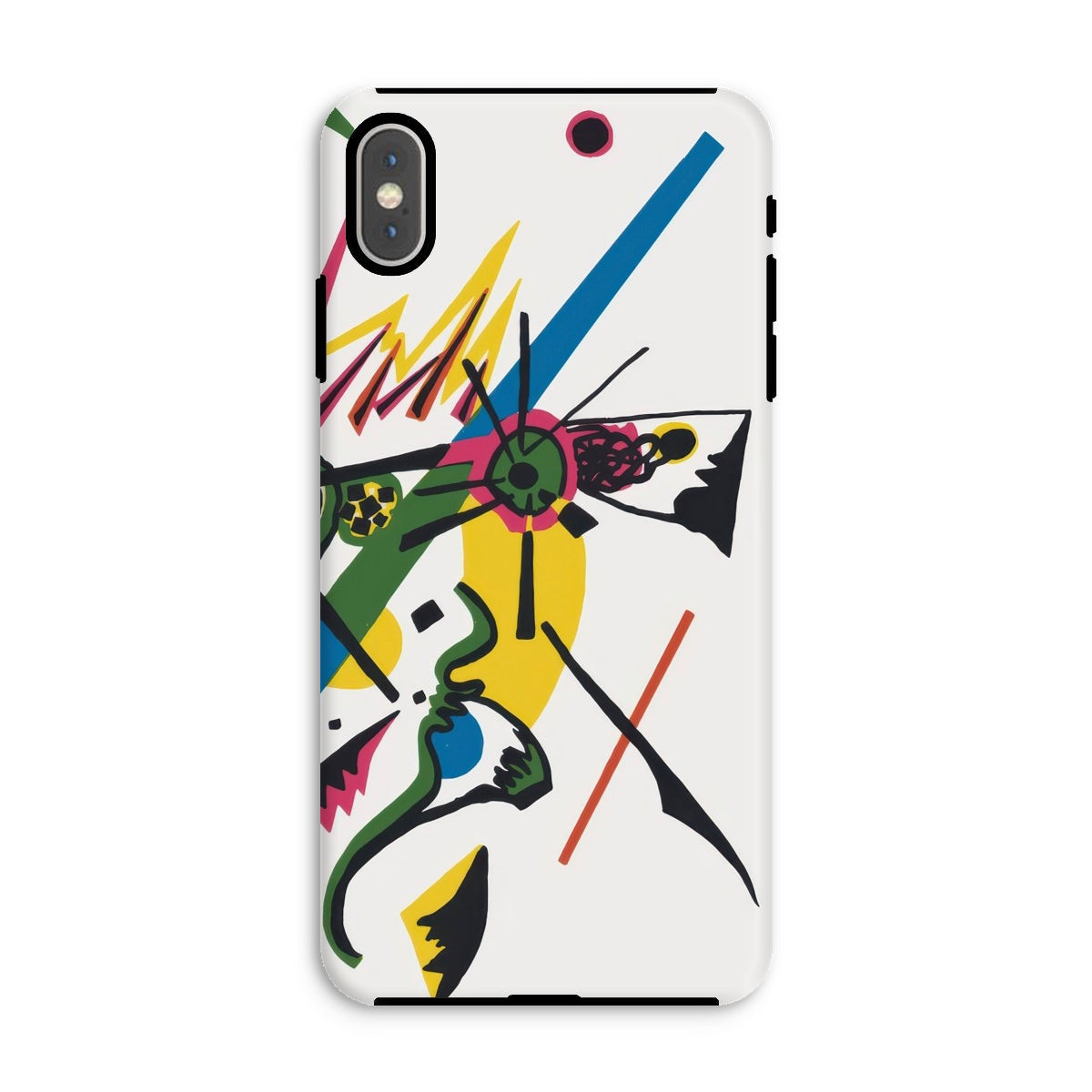 Kleine Welten i - Wassily Kandinsky Iphone Case, Xs Max / Matte, Abstract Art Phone Case