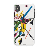 Kleine Welten i - Wassily Kandinsky Phone Case Iphone Xs Max / Matte Abstract Art Phone Case Kandinsky’s Kleine Welten, Wassily Kandinsky