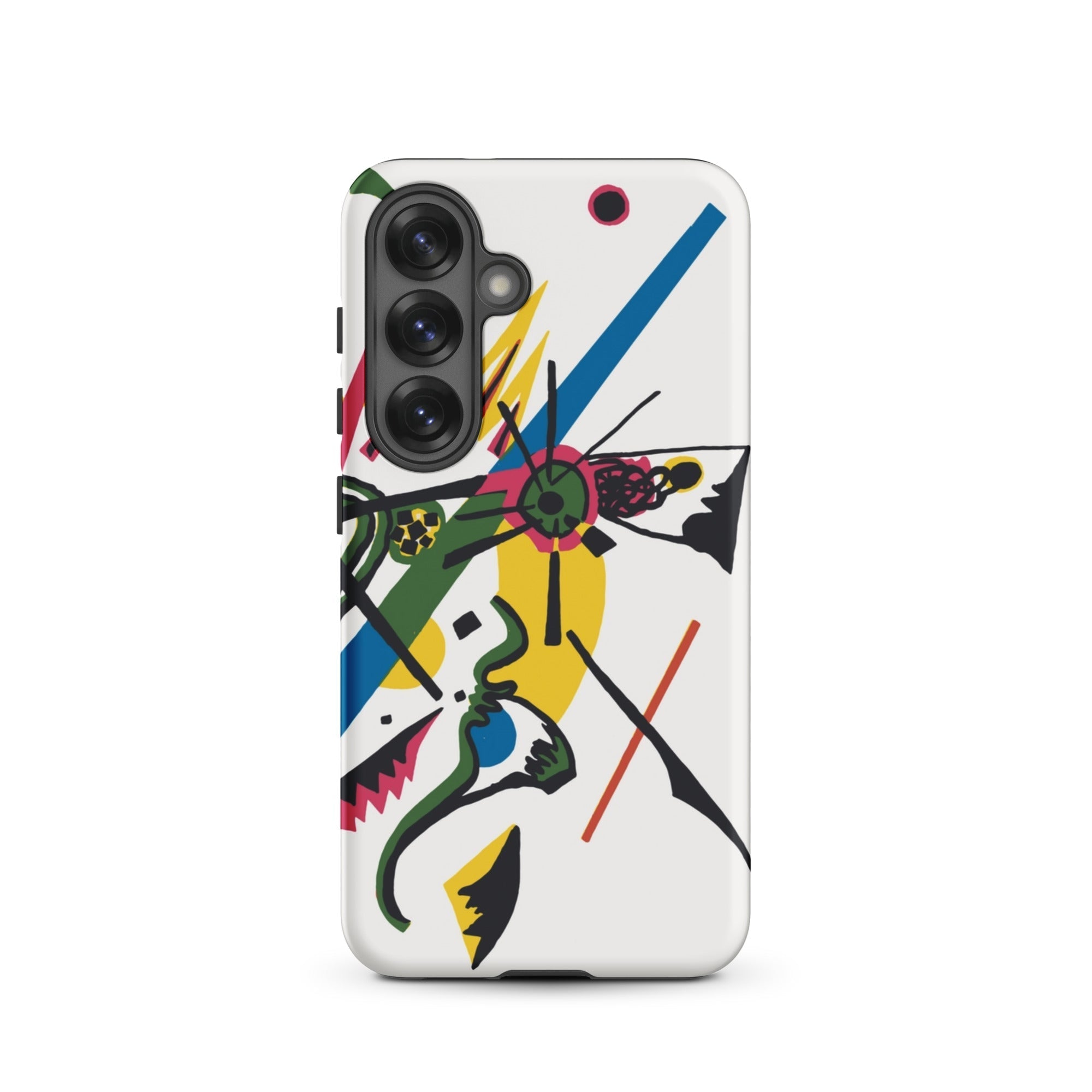 Kleine Welten i Wassily Kandinsky Samsung Case, Galaxy S25 / Matte, Smartphone Colorful Abstract Art Inspired Case