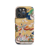 Kocho Chapter - Tale of Genji Heian Period Phone Case Iphone 16 Pro / Matte Artistic Phone Case Kocho Chapter, Five Attendants Unfurl,