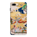 Kocho Chapter - Tale of Genji Heian Period Phone Case Iphone 8 Plus / Matte Phone Case Japanese Art Kocho Chapter, Five Attendants Unfurl,
