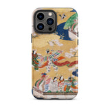 Kocho Chapter - Tale of Genji Heian Period Phone Case Iphone 13 Pro Max / Matte Artistic Phone Case Kocho Chapter, Five Attendants Unfurl,