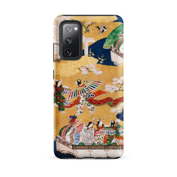Kocho Chapter - Tale of Genji Heian Period Phone Case Samsung Galaxy S20 Fe / Matte Vibrant Gold-leaf Background Phone Case Intricate