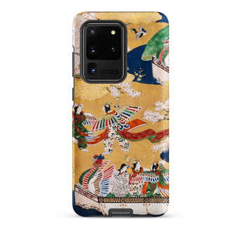 Kocho Chapter - Tale of Genji Heian Period Phone Case Samsung Galaxy S20 Ultra / Matte Vibrant Gold-toned Phone Case Intricate Traditional