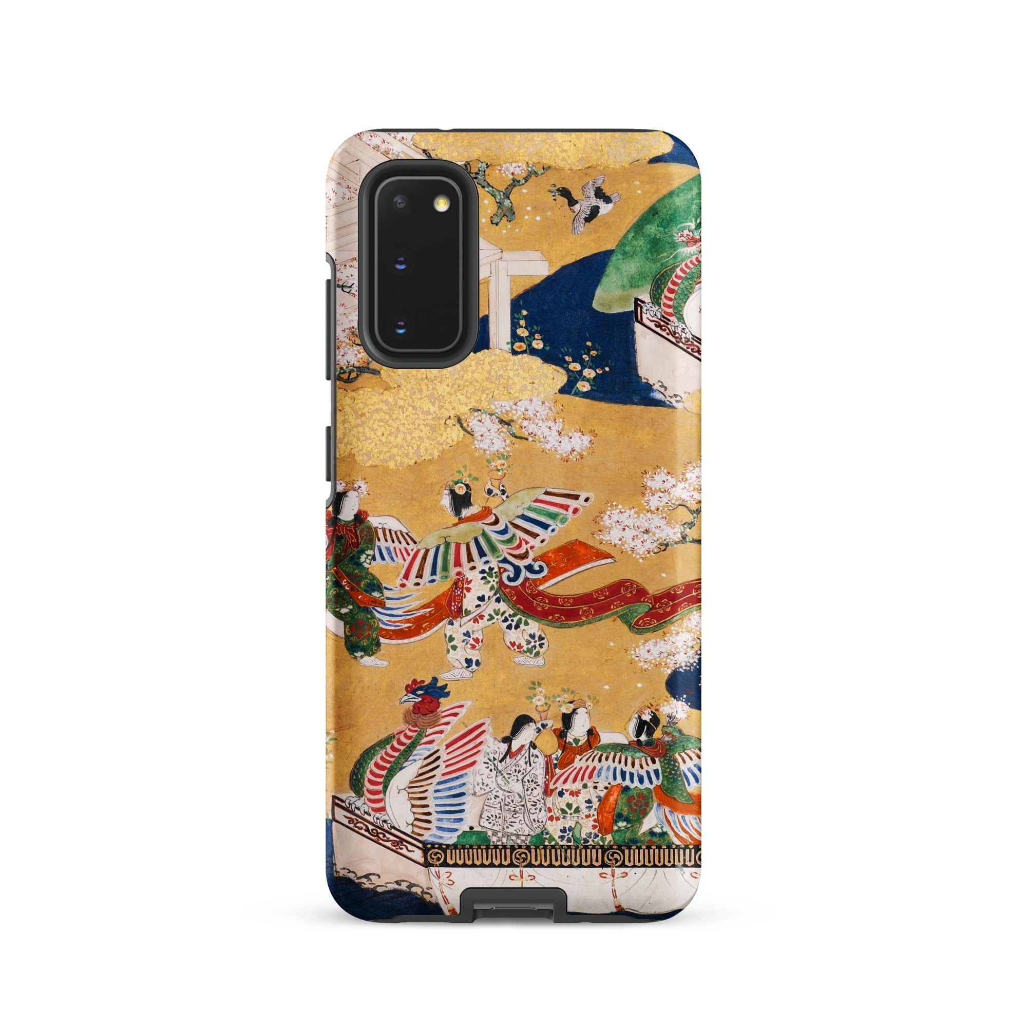 Kocho Chapter Tale of Genji Heian Period Samsung Case, Galaxy S20 / Matte, Smartphone Case Vibrant Intricate Japanese Style Illustration