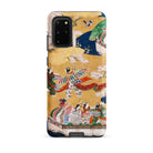 Kocho Chapter Tale of Genji Heian Period Samsung Case, Galaxy S20 Plus / Matte, Smartphone Case Vibrant Traditional Japanese Art Print Gold