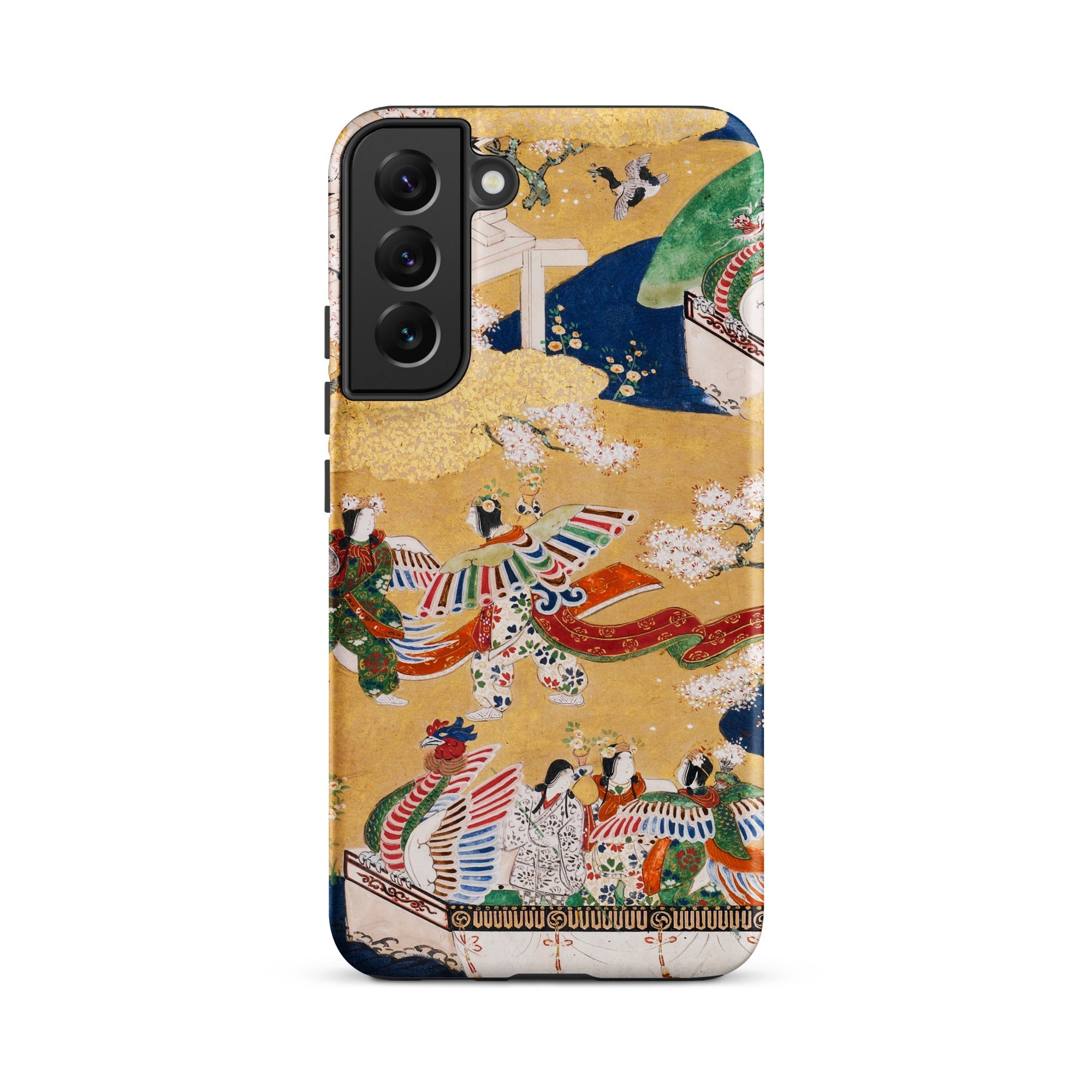 Kocho Chapter Tale of Genji Heian Period Samsung Case, Galaxy S22 Plus / Matte, Phone Case Traditional Japanese Art Design Figures