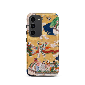 Kocho Chapter - Tale of Genji Heian Period Samsung Case, Smartphone Case Traditional Japanese Art Design