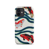 Koi Fish - E.a. Seguy Pochoir Sea Life Iphone Case, Koi Fish Patterned Phone Case