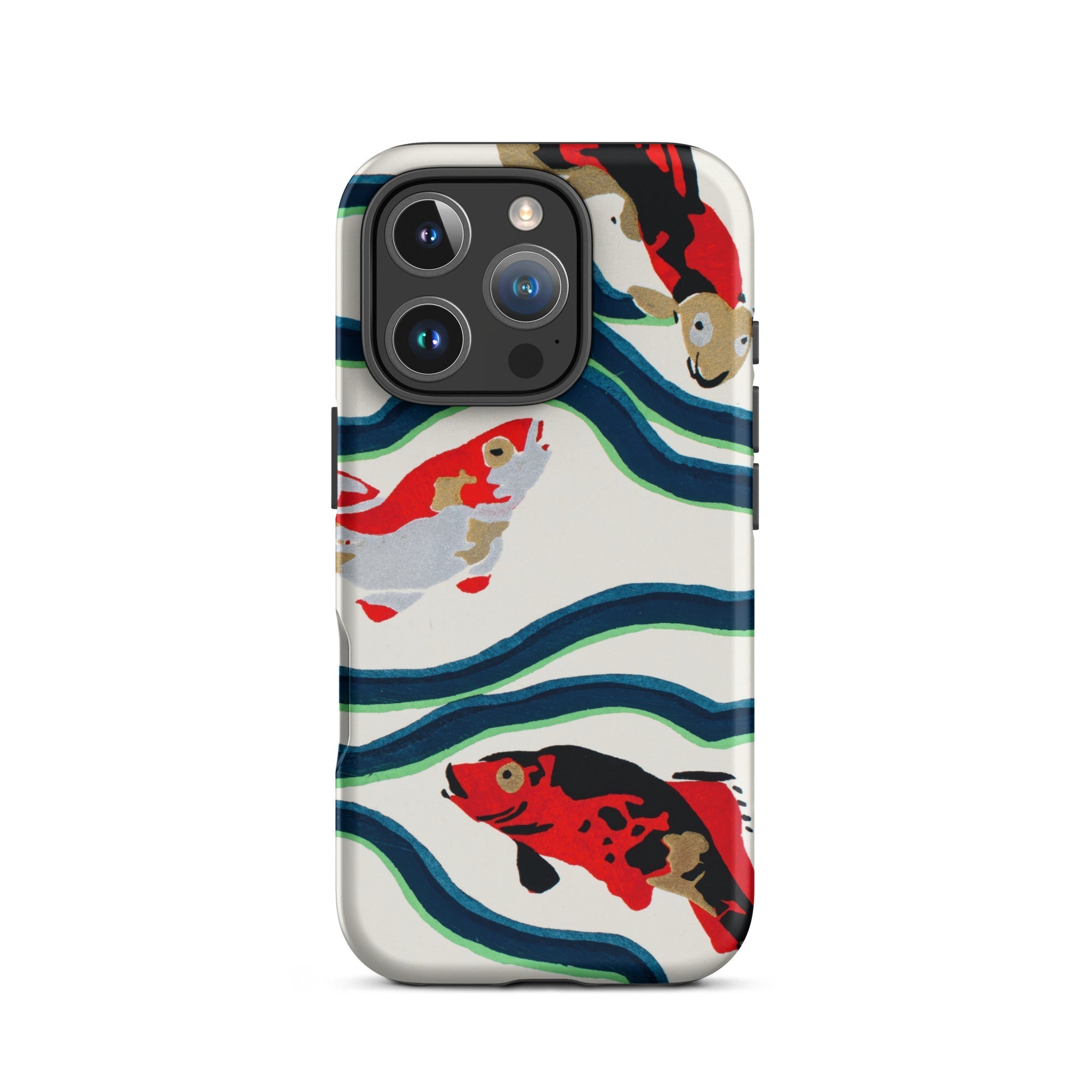 Koi Fish E.a. Seguy Pochoir Sea Life Iphone Case, Koi Fish Patterned Phone Case