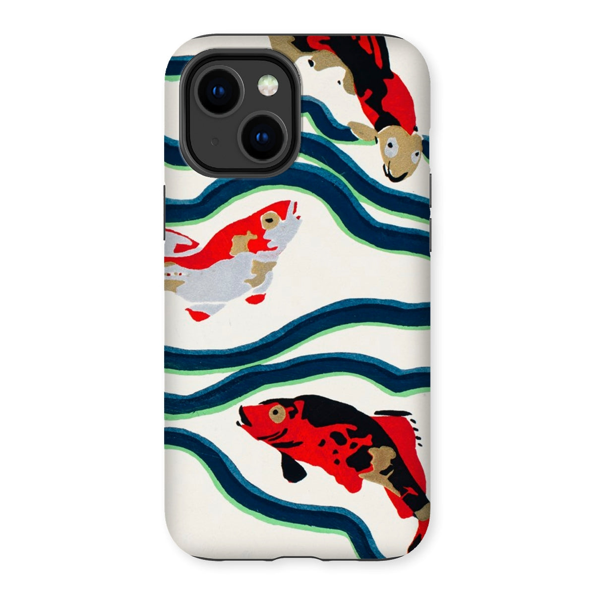 Koi Fish - E.a. Seguy Pochoir Sea Life Iphone Case - 14 Plus / Matte