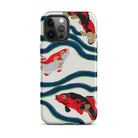 Koi Fish E.a. Seguy Pochoir Sea Life Iphone Case, Koi Fish Patterned Phone Case