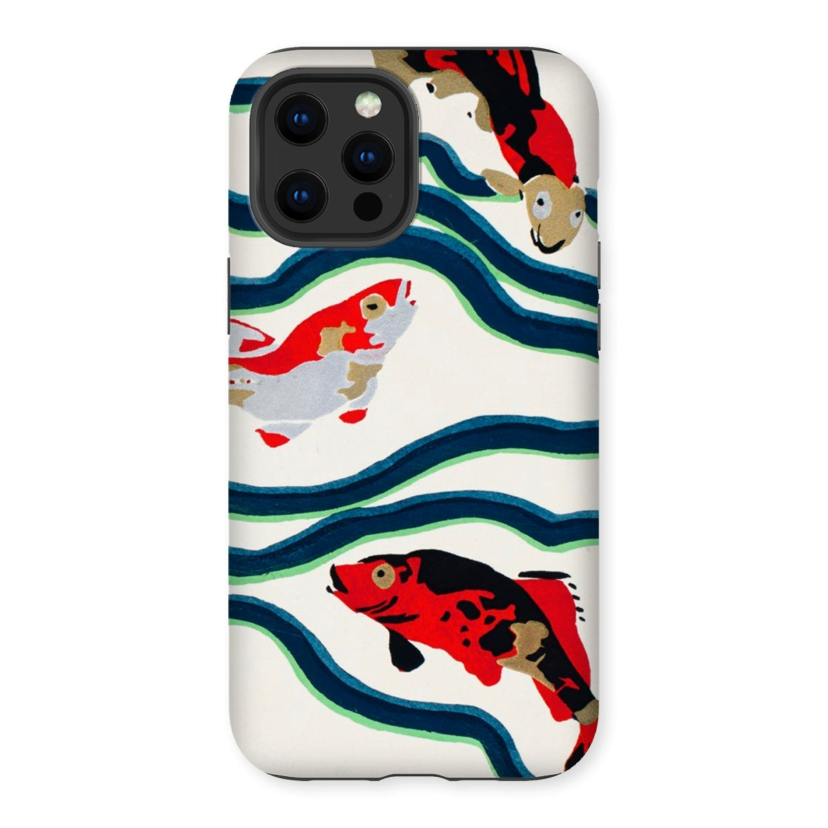 Koi Fish - E.a. Seguy Pochoir Sea Life Iphone Case - 12 Pro Max / Matte