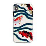 Koi Fish - E.a. Seguy Pochoir Sea Life Iphone Case, Xs Max / Matte, Koi Fish Patterned Phone Case