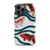 Koi Fish - E.a. Seguy Pochoir Sea Life Phone Case Iphone 13 Pro Max / Matte Patterned, Mobile Cases