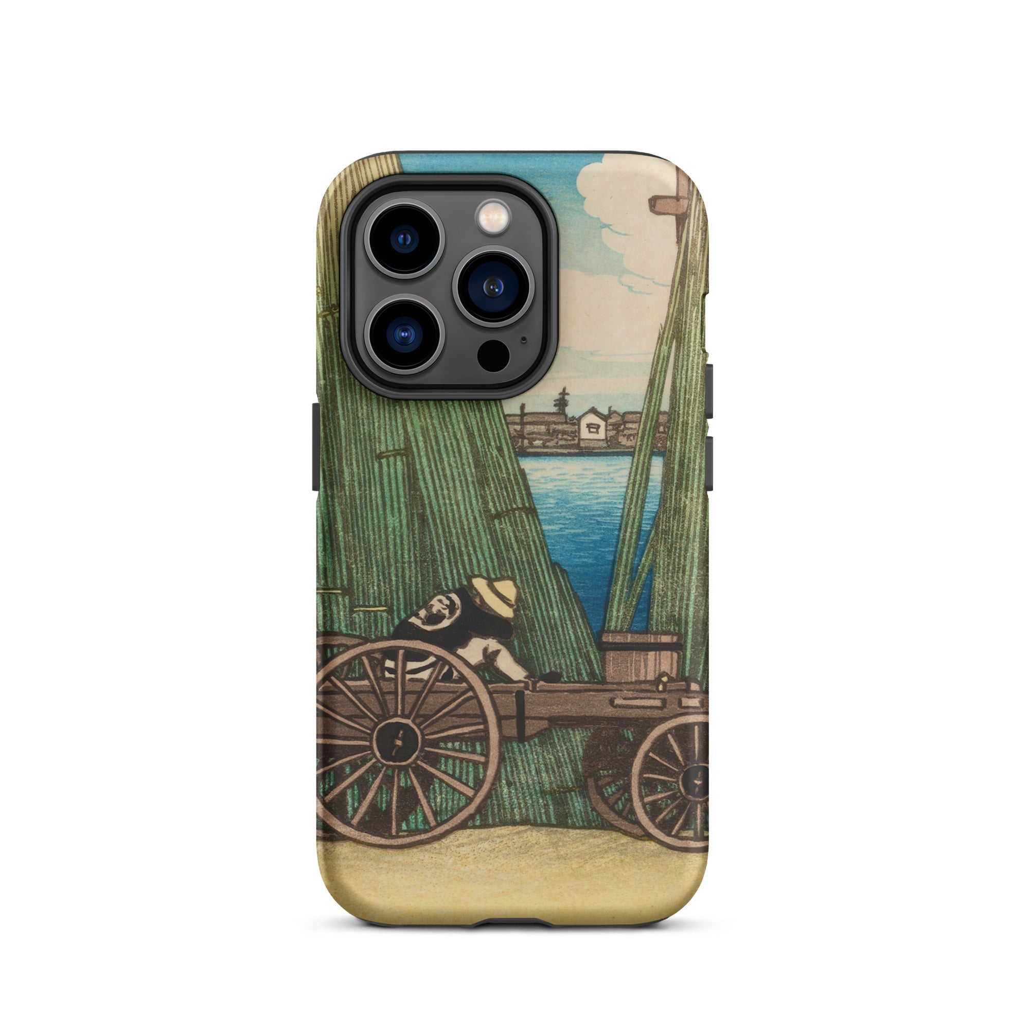 Komagata Kashi Hasui Kawase Iphone Case, 14 Pro / Matte, Iphone Case Japanese Ukiyo e Style Landscape Scene