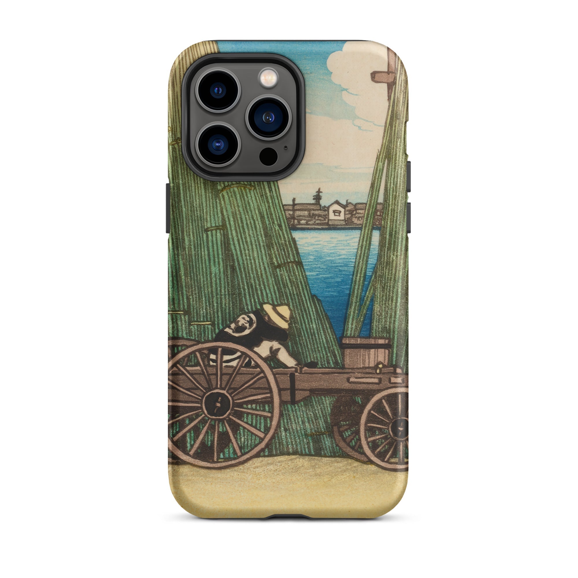 Komagata Kashi Hasui Kawase Iphone Case, 14 Pro Max / Matte, Iphone 15 Pro Max Japanese Woodblock Print Style Art