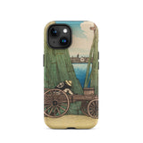 Komagata Kashi - Hasui Kawase Iphone Case, 15 / Matte, Iphone Case Art Print Person Cart Body Water