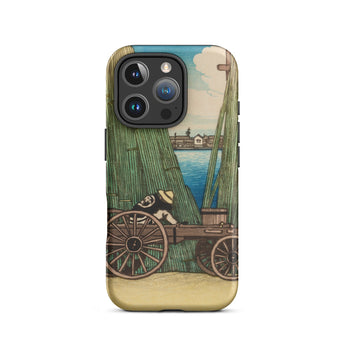 Komagata Kashi - Hasui Kawase Iphone Case, 16 Pro / Matte, Iphone Colorful Artistic Case Traditional Japanese Woodblock Print