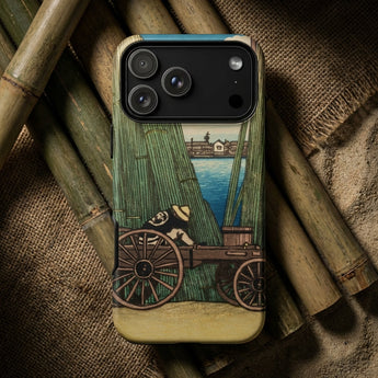 Komagata Kashi - Hasui Kawase Iphone Case, Mobile Phone Cases, Toby Leon