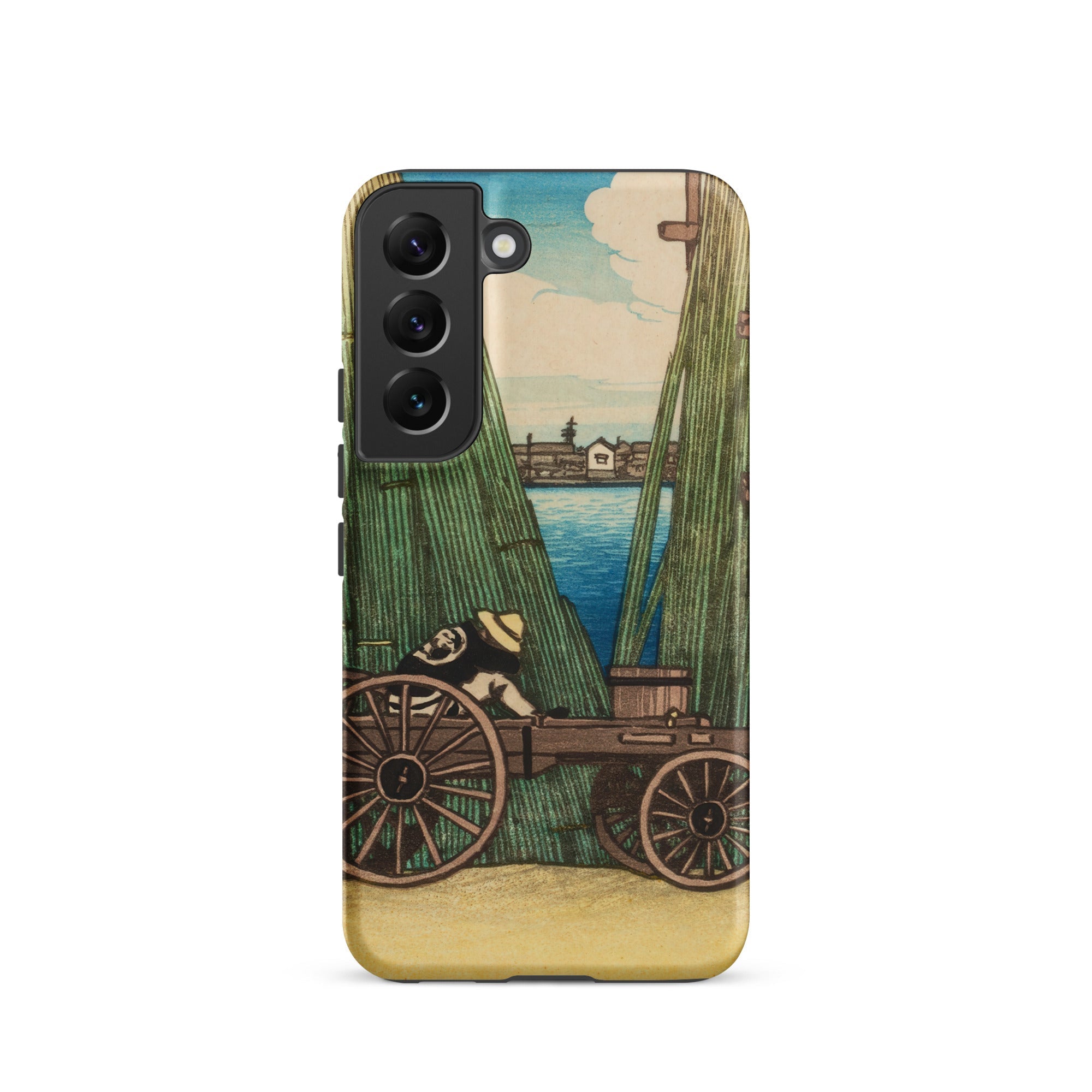 Komagata Kashi Hasui Kawase Samsung Case, Galaxy S22 / Matte, Smartphone Nature Themed Protective Case