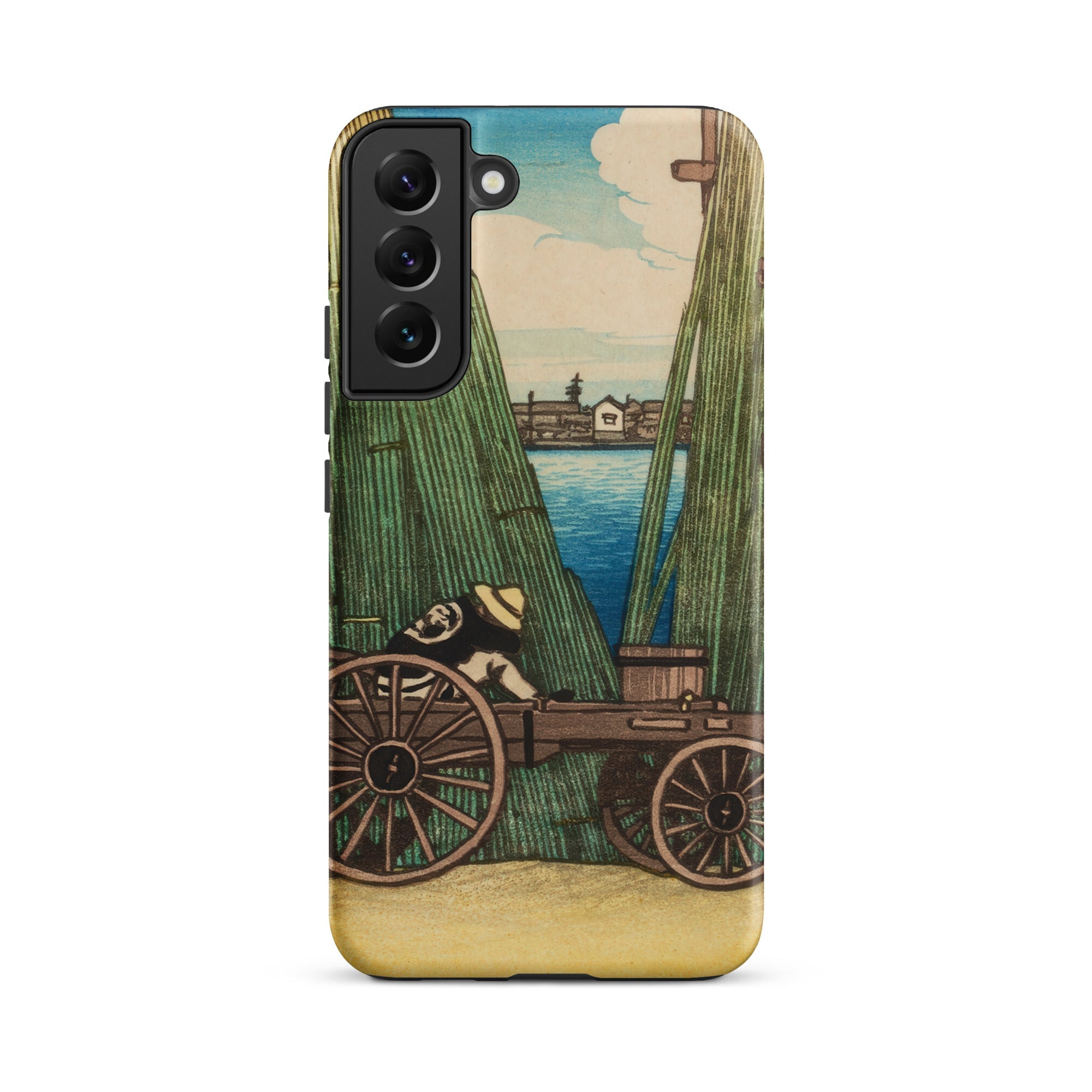 Komagata Kashi Hasui Kawase Samsung Case, Galaxy S22 Plus / Matte, Smartphone Case Japanese Woodblock Print Design