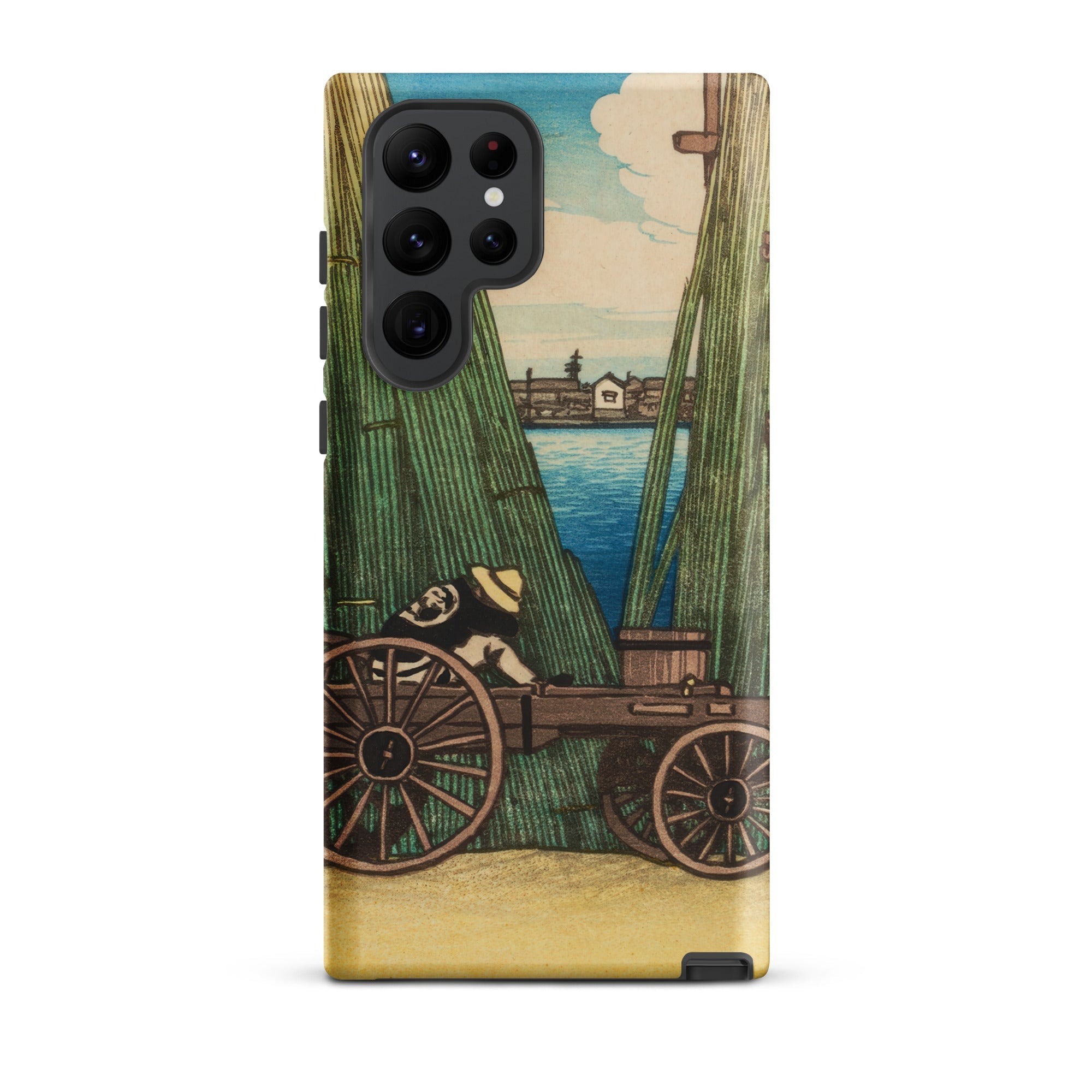 Komagata Kashi Hasui Kawase Samsung Case, Galaxy S22 Ultra / Matte, Phone Case Japanese Woodblock Print Design