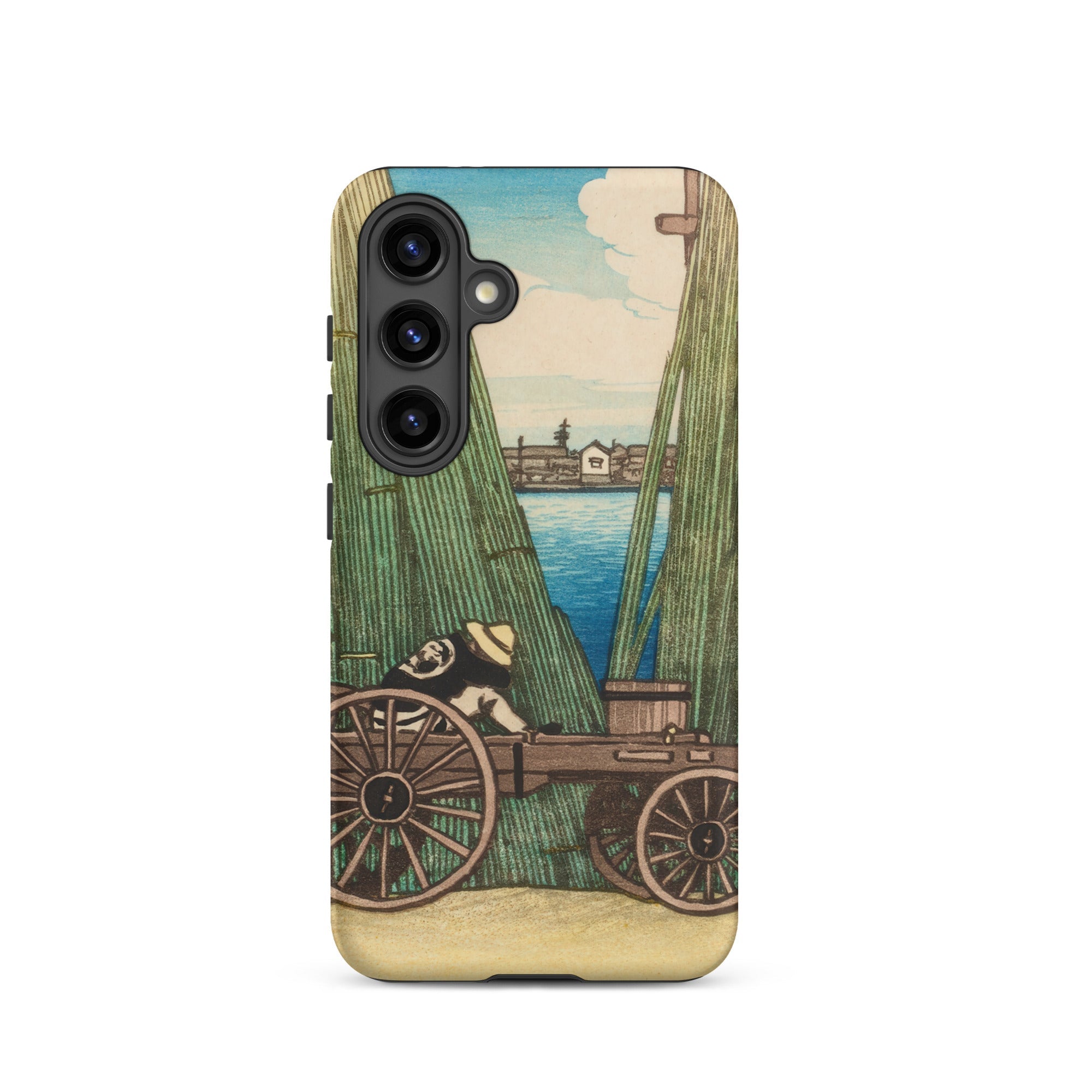 Komagata Kashi Hasui Kawase Samsung Case, Galaxy S24 / Matte, Smartphone Case Traditional Japanese Woodblock Print Design