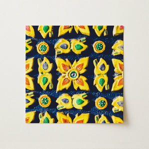 Kosala - Traditional Thailand Mosaic Art Print / Canvas, Traditional Thailand Mosaic, Thailand Mosaic Art, Thai Heritage