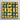 Vibrant Square Canvas Painting Pattern Yellow Three-dimensional Floral Traditional Thailand Mosaic, Art, Thai Heritage