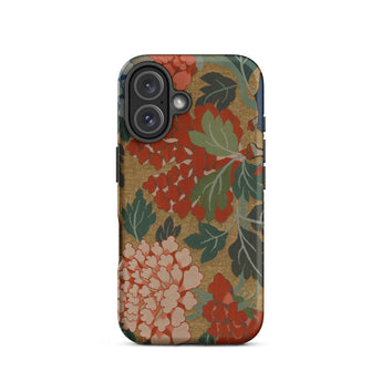 K’ossu Fragment - Qing Dynasty Floral Textile Iphone Case, 16 / Matte, Floral Patterned Phone Case