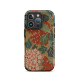 K’ossu Fragment - Qing Dynasty Floral Textile Iphone Case, 16 Pro / Matte, Floral Patterned Phone Case