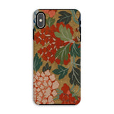 K’ossu Fragment - Qing Dynasty Floral Textile Iphone Case, Xs Max / Matte, Floral Patterned Phone Case