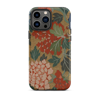K’ossu Fragment - Qing Dynasty Floral Textile Phone Case Iphone 13 Pro Max / Matte Floral Patterned Phone Case Qing Dynasty