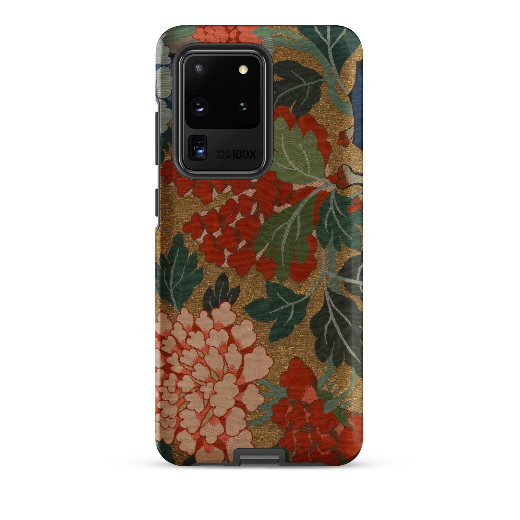 K’ossu Fragment Qing Dynasty Floral Textile Samsung Case, Galaxy S20 Ultra / Matte, Smartphone Floral Patterned Protective Case