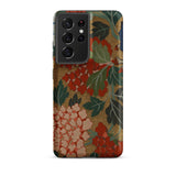 K’ossu Fragment - Qing Dynasty Floral Textile Samsung Case, Galaxy S21 Ultra / Matte, Smartphone Decorative Floral Case