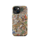 Krishna & Balarma Fighting the Enemy Harivamsa Iphone Case, 15 / Matte, Phone Case Battle Scene