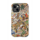 Krishna & Balarma Fighting the Enemy - Harivamsa Iphone Case 13 Mini / Matte Mobile Phone Cases