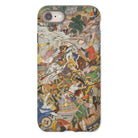 Krishna & Balarma Fighting the Enemy - Harivamsa Iphone Case 8 / Matte Mobile Phone Cases