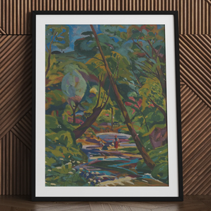 Corriente de Kubinsky - Impresión de arte de Arnold Peter Weisz Kubinccan 