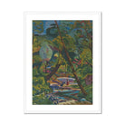 Kubinsky Stream - Arnold Peter Weisz Kubinccan Art Print, Framed Impressionistic Forest Scene